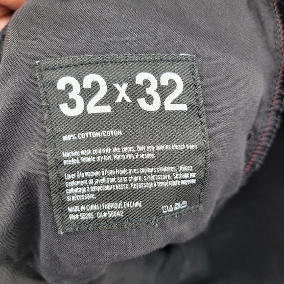 Express Kingston Jeans Men's Size 32x 32 Classic Fit Straight Leg Black - Picture 10 of 10